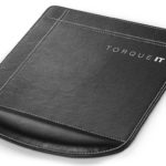 Square mouse pad PU imitation leather with wrist rest